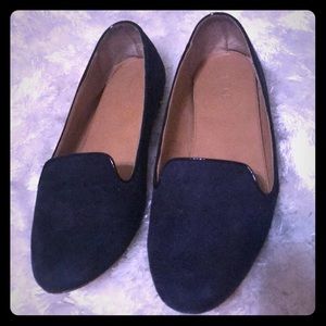 J Crew Navy Loafers